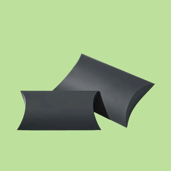 Custom Black Pillow Boxes