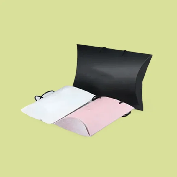 Custom handle pillow boxes